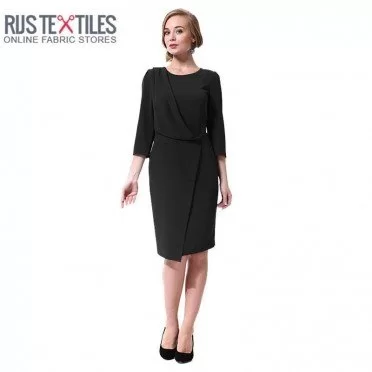 Tessuto Gabardine Stretch Nero - (Tessuto Gabardine )