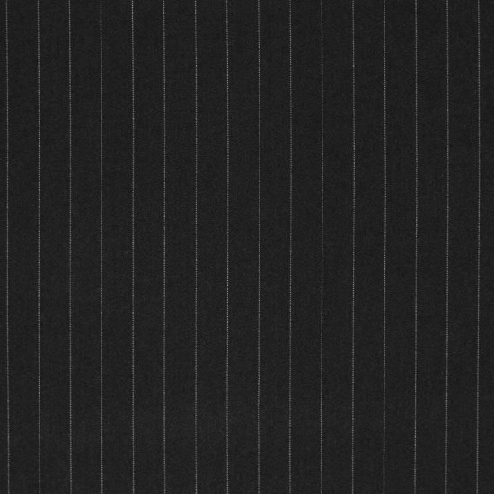 Stretch Gabardine Fabric 18mm Pinstripe Fabric Black White Stretch Gabardine Fabric 18mm Pinstripe Fabric Black White