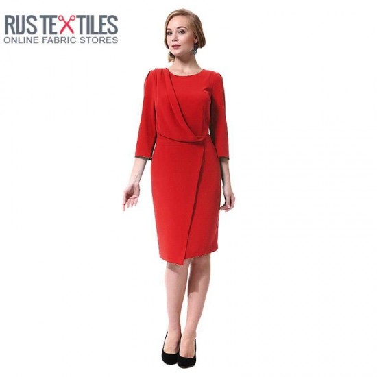Stretch Gabardine Fabric Red Stretch Gabardine Fabric Red