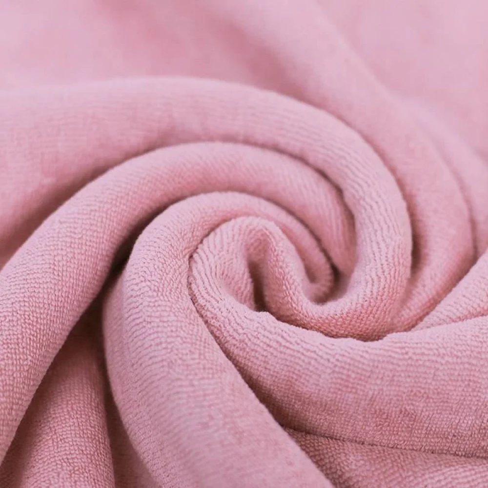 Tessuto Spugna Elastica Rosa