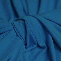 Jersey Di Viscosa Petrolio Blu