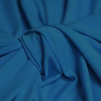 Jersey Di Viscosa Petrolio Blu Jersey Di Viscosa Petrolio Blu
