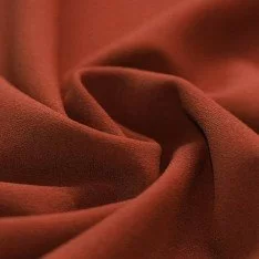 Scuba Crepe Jersey Fabric Brique