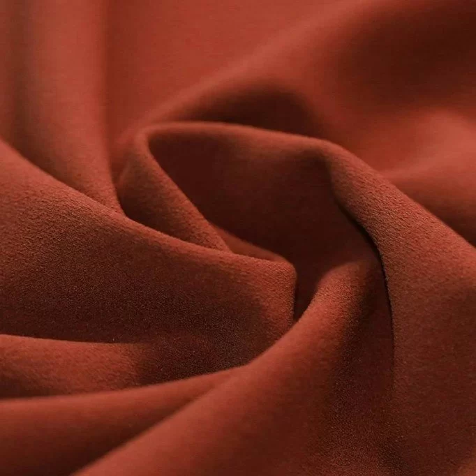 Scuba Crepe Jersey Brique - (Jersey Stoffe)