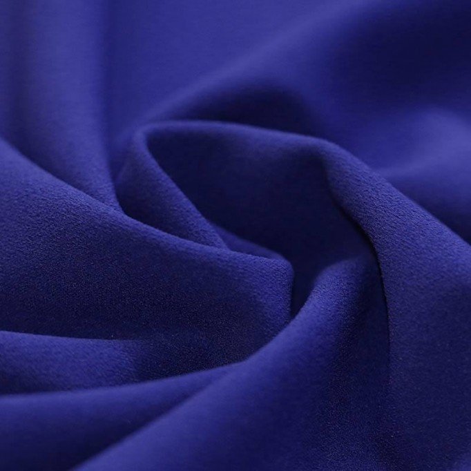 Scuba Crepe Jersey Fabric Cobalt - (Jersey Fabrics)