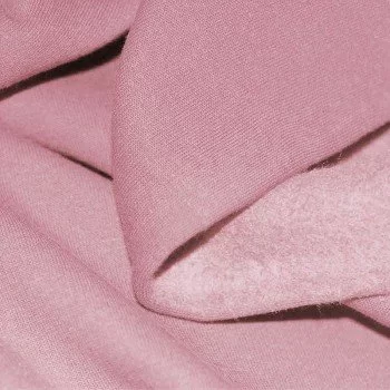 Tissu Sweat Molleton Vieux Rose Tissu Sweat Molleton Vieux Rose