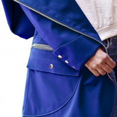 Tessuto Softshell Elastica Cobalto