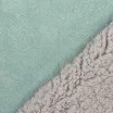 Suede Teddy Stof Zeegroen - (Mode Stoffen)