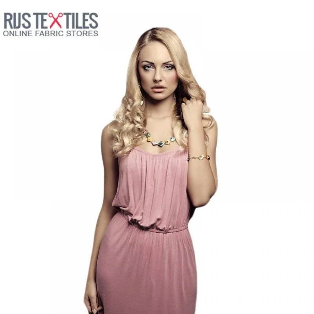 Dzianina Wiskozowa Jersey Stary Różowy Dzianina Wiskozowa Jersey Stary Różowy Tkanina Wiskoza Jersey