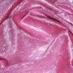 Tessuto Olografico Foglia Rosa Intenso - (Tessuti Di Danza)