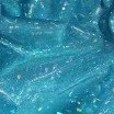 Hologramm Stoff Blatt Aqua - (Hologramm Stoffe)
