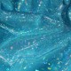 Hologram Fabric Leaf Aqua Hologram Fabric Leaf Aqua
