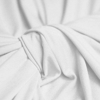 Jersey Di Viscosa Bianco