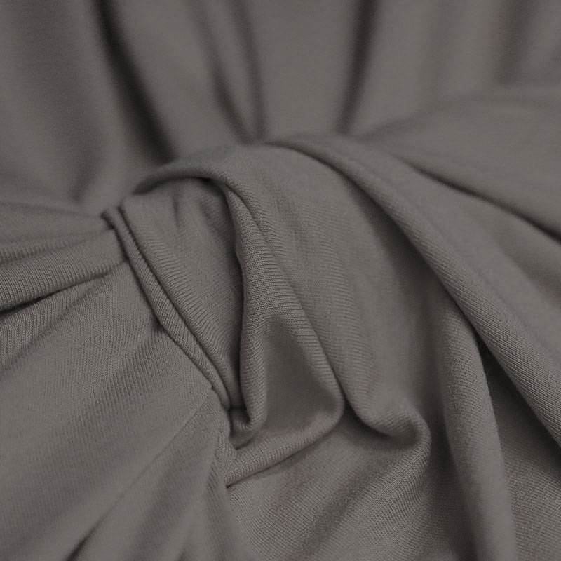 Viscose Jersey Stof Grijs