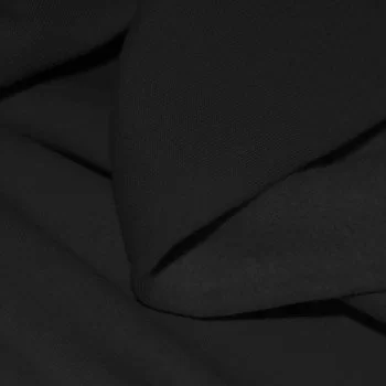 Tissu Sweat Molleton Noir  Tissu Sweat Molleton Noir