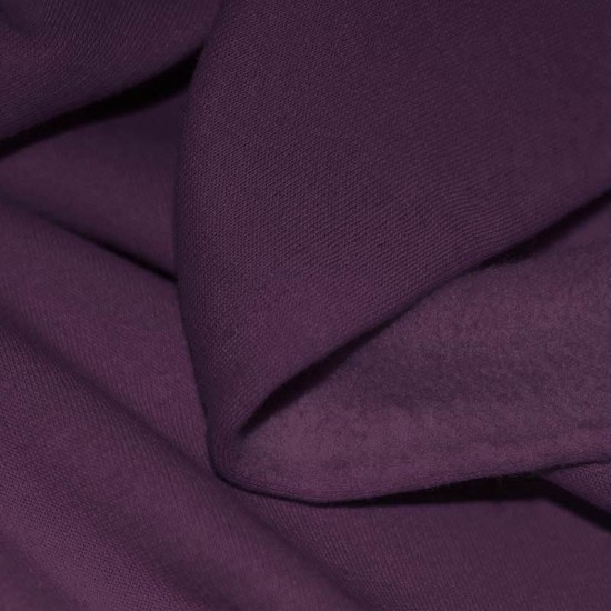 Tessuto Felpa Cotone Viola Tessuto Felpa Cotone Viola