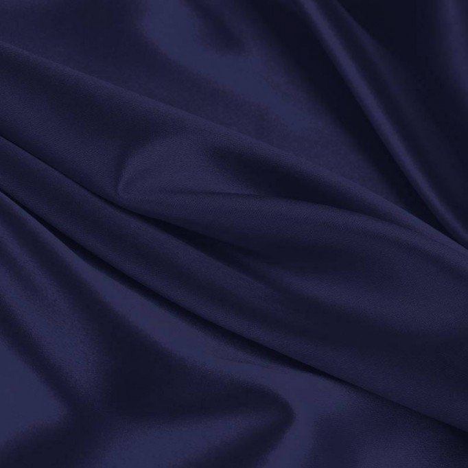 Tissu Lycra (Brillant) Marine  - (Lycra Tissu Brillant )