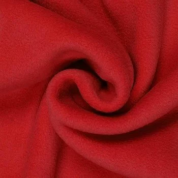 Polar Fleece Stof Donker Rood  Polar Fleece Stof Donker Rood