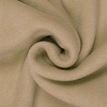 Polar Fleece Stof Donker Beige  Polar Fleece Stof Donker Beige
