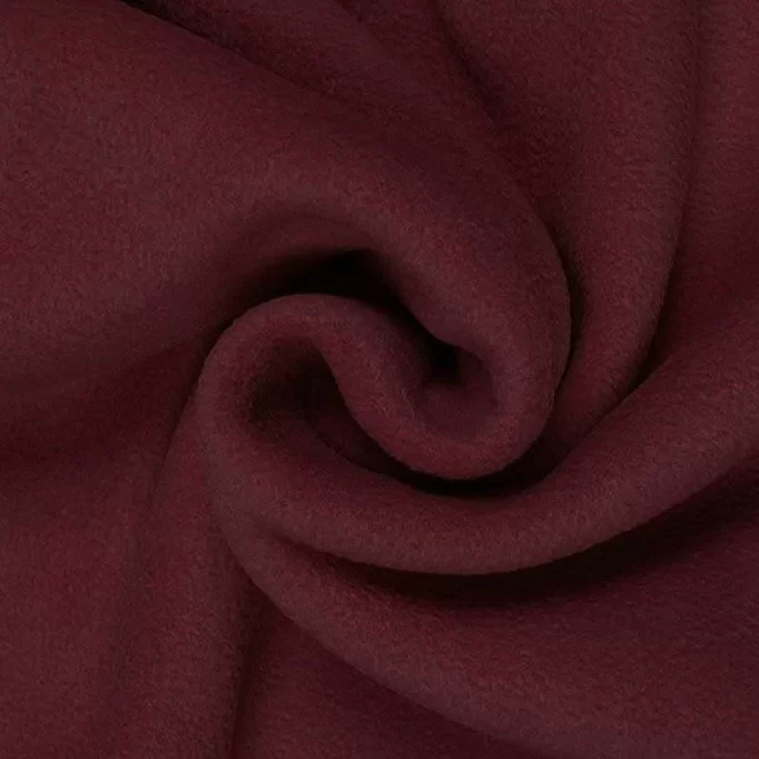 Tissu Polaire Bordeaux - (Tissu Polaire )