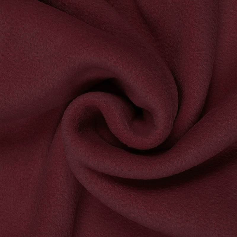 Polar Fleece Stof Bordeaux