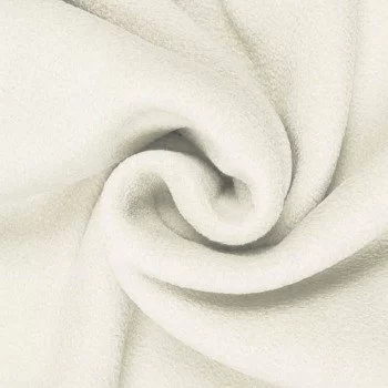 Polar Fleece Stof Ecru Polar Fleece Stof Ecru