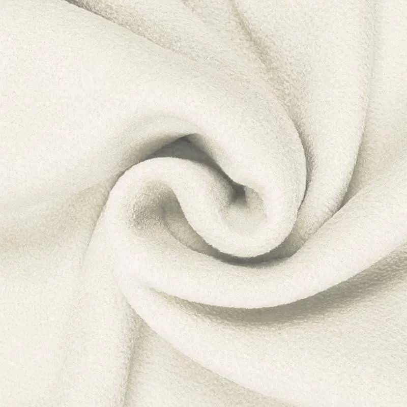 Polar Fleece Stof Ecru