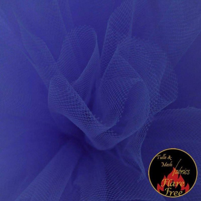 Tyl Stof Kobolt Blå (Empire Blue) - (Tyl Stof)