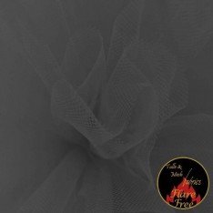 Tulle Fabric Dark Grey