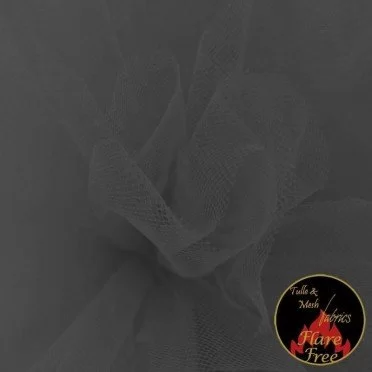 Tissu Tulle Gris Foncé  - (Tissu Tulle)