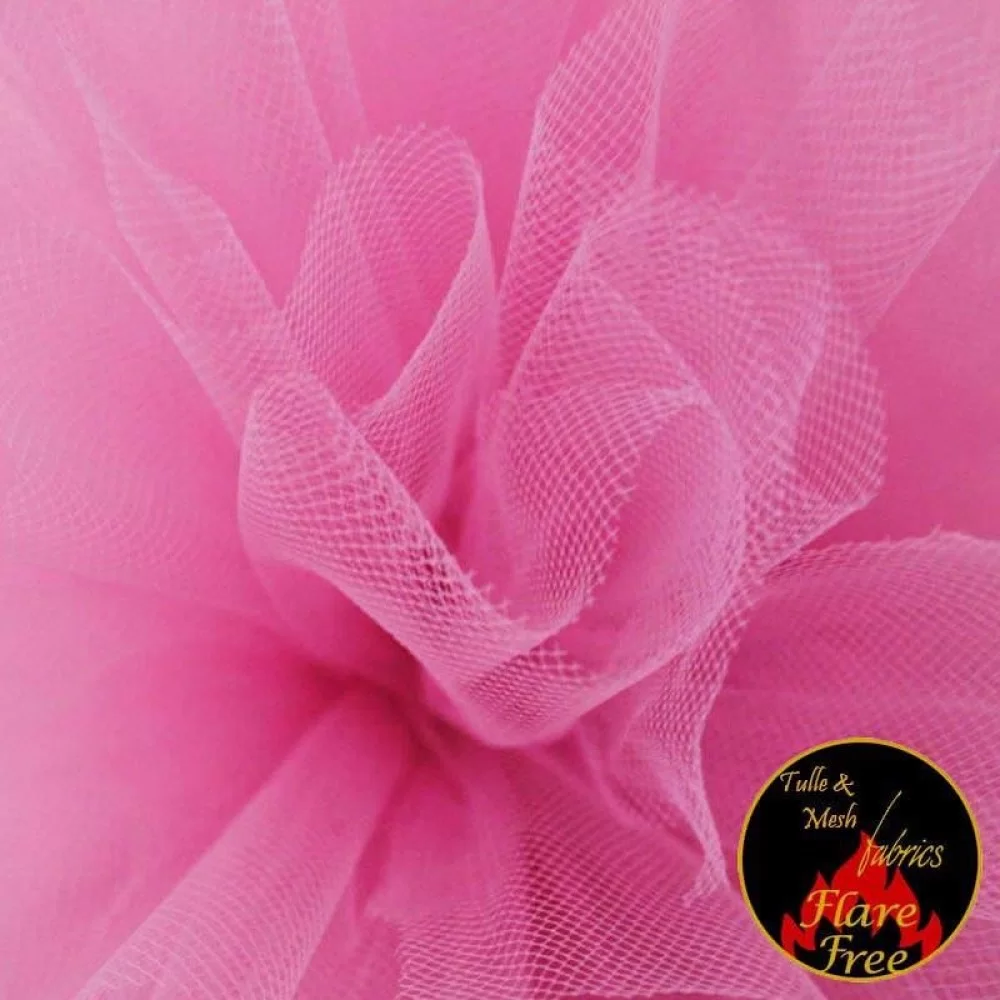 Tule Stof Donker Roze (Alexandra)