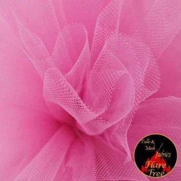 Tyl Stof Mørk Pink (Alexandra) - (Tyl Stof)