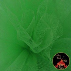 Tulle Fabric Fluor Green (Fluorescent Baize)