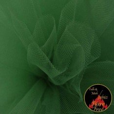 Tulle Fabric Forest Green