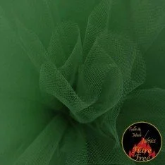 Tulle Fabric Forest Green