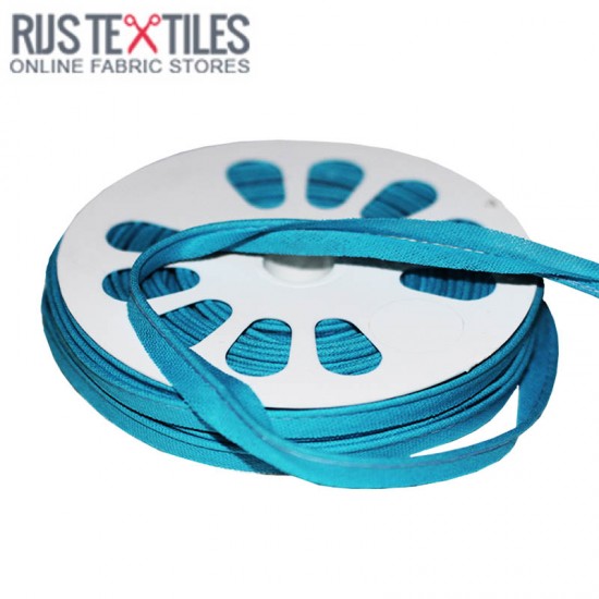 Cotton Piping Tape Aqua 10mm Cotton Piping Tape Aqua 10mm