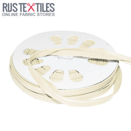 Cotton Piping Tape Off White 10mm Cotton Piping Tape Off White 10mm
