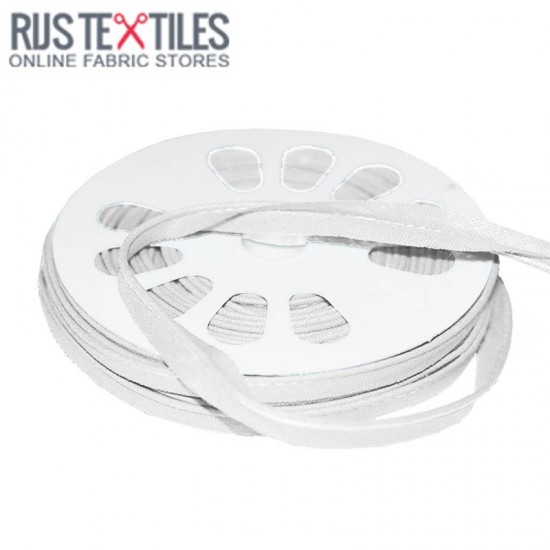 Cotton Piping Tape White 10mm Cotton Piping Tape White 10mm