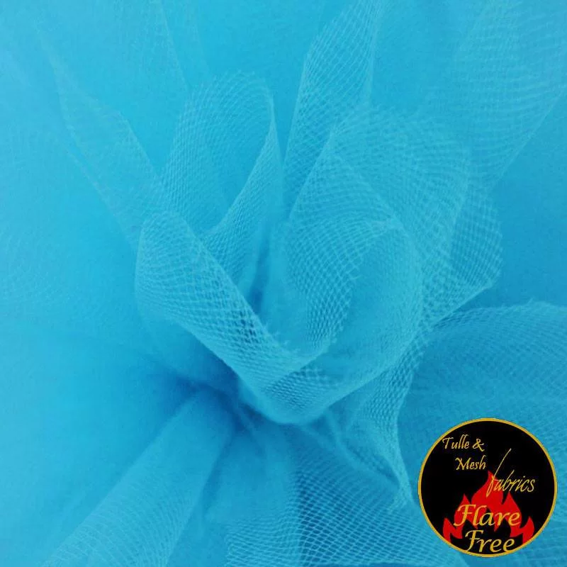 Tule Stof Turquoise (Peacock)
