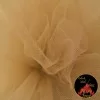 Tulle Tessuto Beige Oro