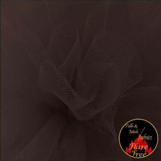 Tulle Tessuto Marrone (Peat) - (Tulle Tessuto)