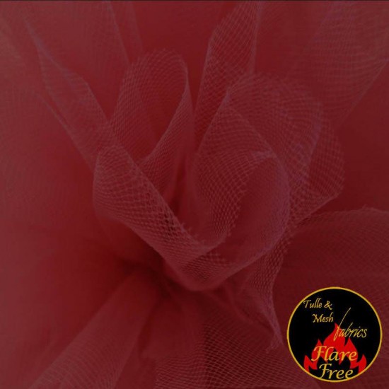 Tulle Fabric Dark Red Tulle Fabric Dark Red