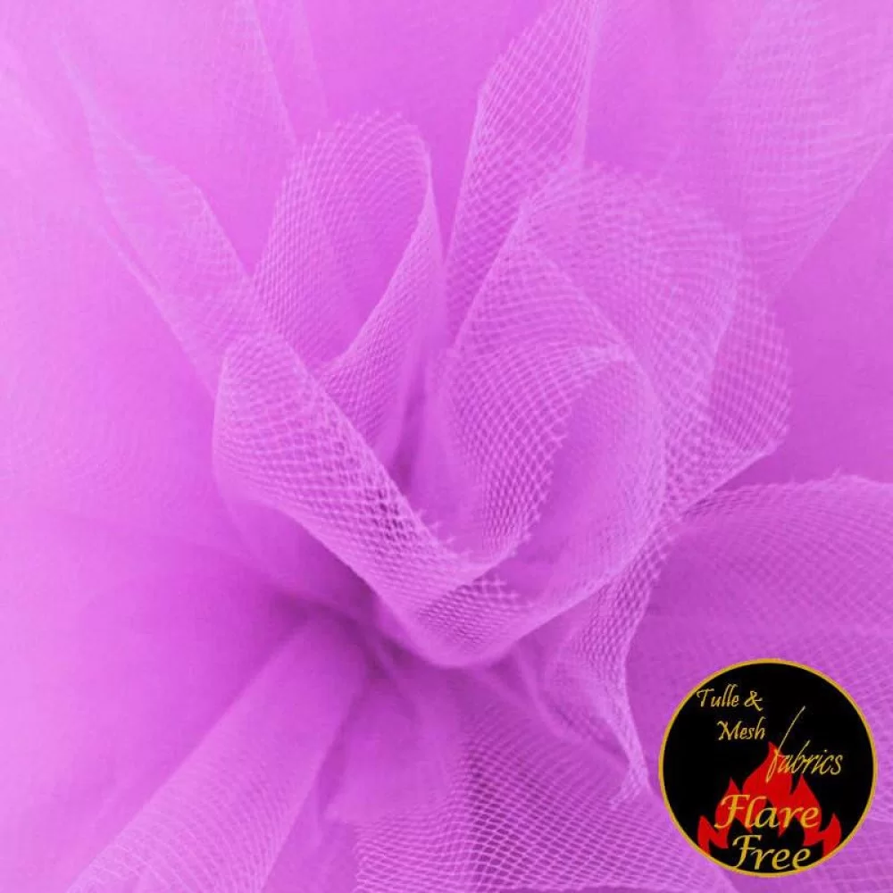Tule Stof Lila Roze (Lavender)