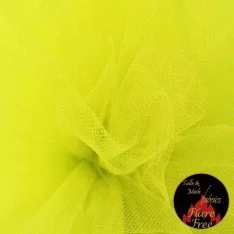 Tulle Tessuto Giallo Fluor (Fluorescent Lemon) Tulle Tessuto Giallo Fluor (Fluorescent Lemon)