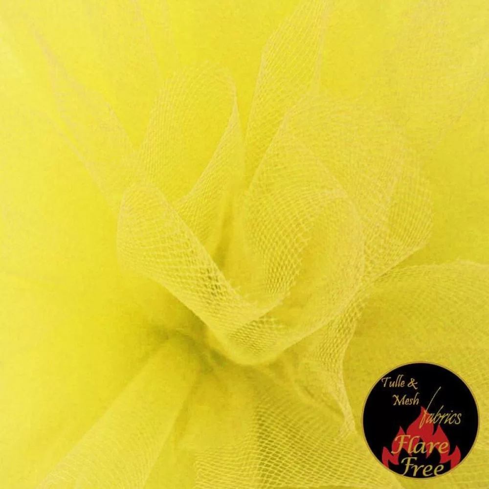 Tule Stof Geel (Citronelle)