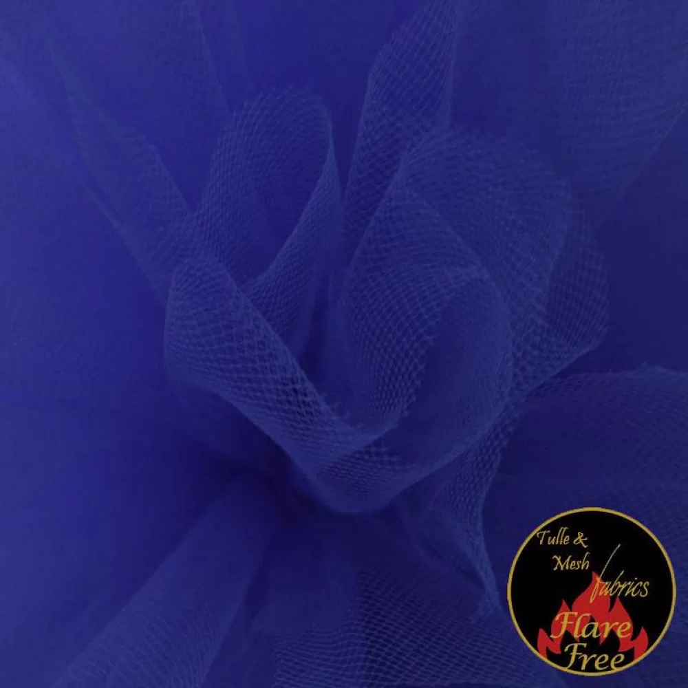 Tule Stof Royal Blauw (Enamel)