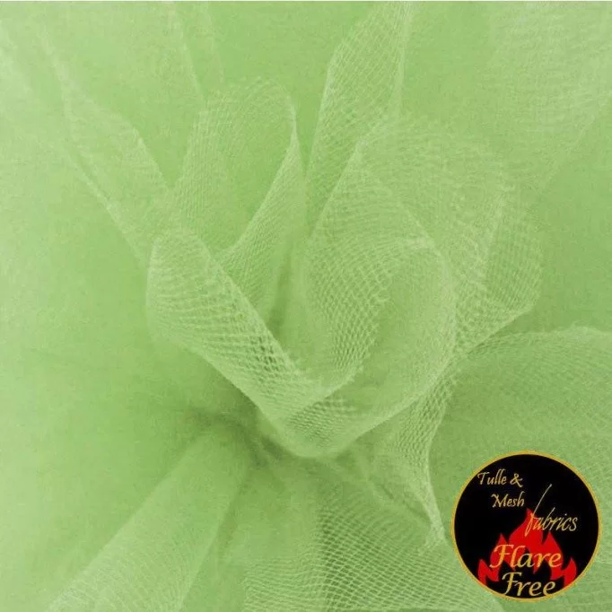 Tüll Stoff Pistazie (Light Green) - (Tüll Stoffe)