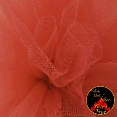 Tulle Fabric Dark Orange (Hibiscus)