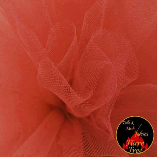 Tissu Tulle Orange Foncé Tissu Tulle Orange Foncé