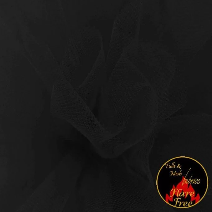 Tulle Fabric Black - (Tulle Fabric)